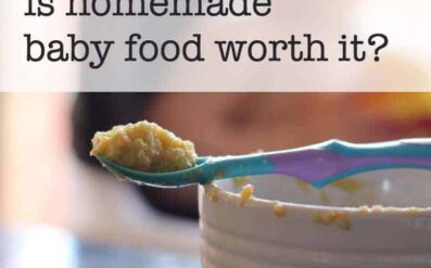 is homemade baby food worth it