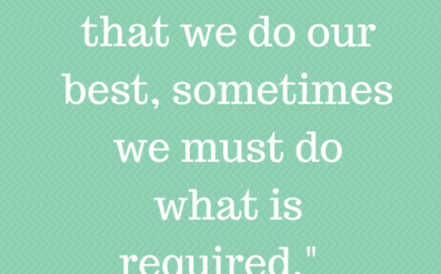 do what is required