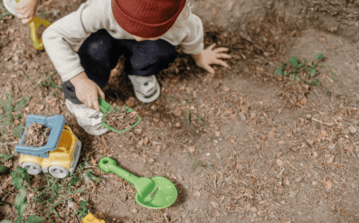 Kids playing outside